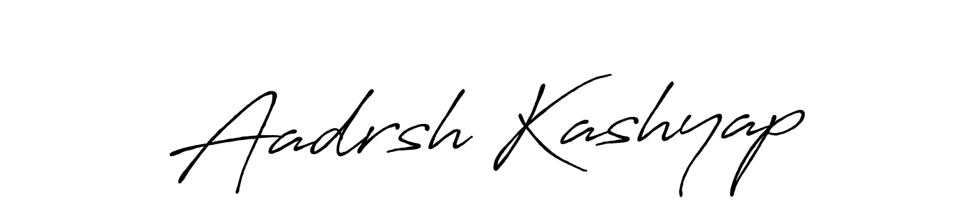 Use a signature maker to create a handwritten signature online. With this signature software, you can design (Antro_Vectra_Bolder) your own signature for name Aadrsh Kashyap. Aadrsh Kashyap signature style 7 images and pictures png