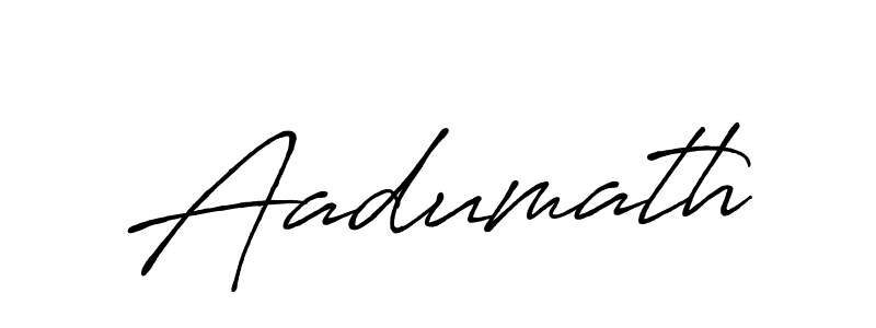 How to make Aadumath signature? Antro_Vectra_Bolder is a professional autograph style. Create handwritten signature for Aadumath name. Aadumath signature style 7 images and pictures png