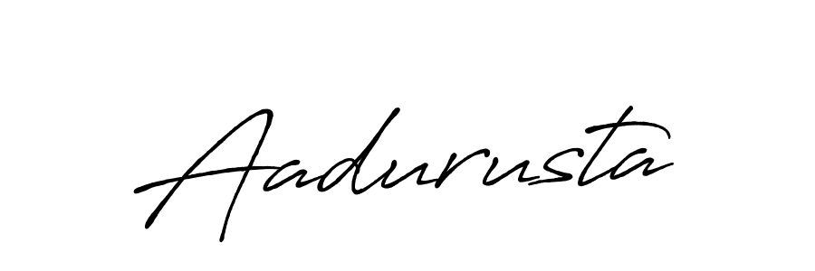 Create a beautiful signature design for name Aadurusta. With this signature (Antro_Vectra_Bolder) fonts, you can make a handwritten signature for free. Aadurusta signature style 7 images and pictures png