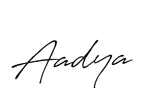 Create a beautiful signature design for name Aadya. With this signature (Antro_Vectra_Bolder) fonts, you can make a handwritten signature for free. Aadya signature style 7 images and pictures png