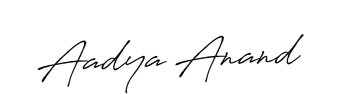 Make a beautiful signature design for name Aadya Anand. Use this online signature maker to create a handwritten signature for free. Aadya Anand signature style 7 images and pictures png