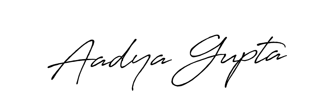 The best way (Antro_Vectra_Bolder) to make a short signature is to pick only two or three words in your name. The name Aadya Gupta include a total of six letters. For converting this name. Aadya Gupta signature style 7 images and pictures png