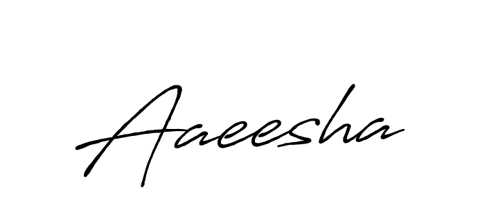 Create a beautiful signature design for name Aaeesha. With this signature (Antro_Vectra_Bolder) fonts, you can make a handwritten signature for free. Aaeesha signature style 7 images and pictures png