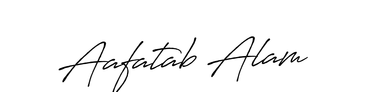 The best way (Antro_Vectra_Bolder) to make a short signature is to pick only two or three words in your name. The name Aafatab Alam include a total of six letters. For converting this name. Aafatab Alam signature style 7 images and pictures png