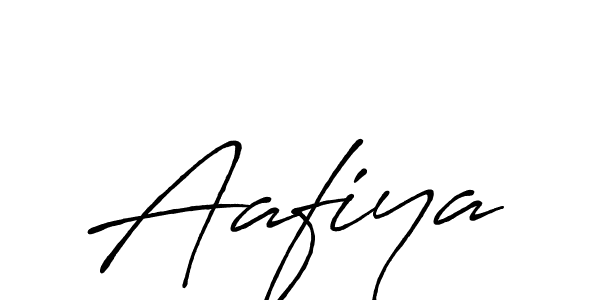 Design your own signature with our free online signature maker. With this signature software, you can create a handwritten (Antro_Vectra_Bolder) signature for name Aafiya. Aafiya signature style 7 images and pictures png