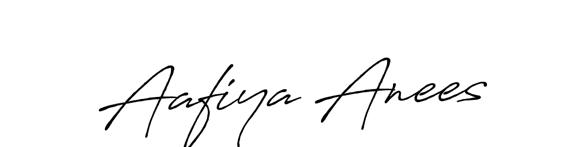 Also we have Aafiya Anees name is the best signature style. Create professional handwritten signature collection using Antro_Vectra_Bolder autograph style. Aafiya Anees signature style 7 images and pictures png