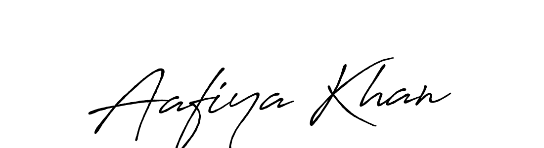 Design your own signature with our free online signature maker. With this signature software, you can create a handwritten (Antro_Vectra_Bolder) signature for name Aafiya Khan. Aafiya Khan signature style 7 images and pictures png