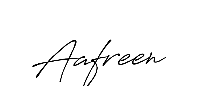 Create a beautiful signature design for name Aafreen. With this signature (Antro_Vectra_Bolder) fonts, you can make a handwritten signature for free. Aafreen signature style 7 images and pictures png
