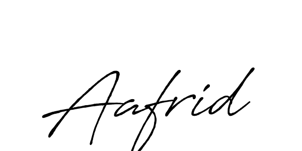 How to make Aafrid name signature. Use Antro_Vectra_Bolder style for creating short signs online. This is the latest handwritten sign. Aafrid signature style 7 images and pictures png