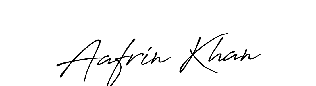 Also we have Aafrin Khan name is the best signature style. Create professional handwritten signature collection using Antro_Vectra_Bolder autograph style. Aafrin Khan signature style 7 images and pictures png