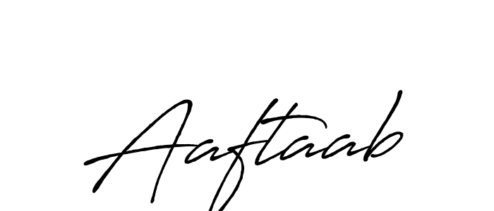 How to make Aaftaab signature? Antro_Vectra_Bolder is a professional autograph style. Create handwritten signature for Aaftaab name. Aaftaab signature style 7 images and pictures png