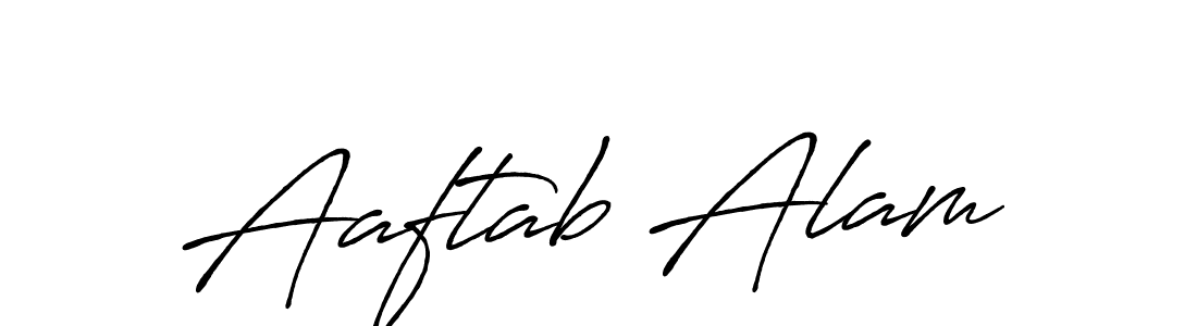 The best way (Antro_Vectra_Bolder) to make a short signature is to pick only two or three words in your name. The name Aaftab Alam include a total of six letters. For converting this name. Aaftab Alam signature style 7 images and pictures png