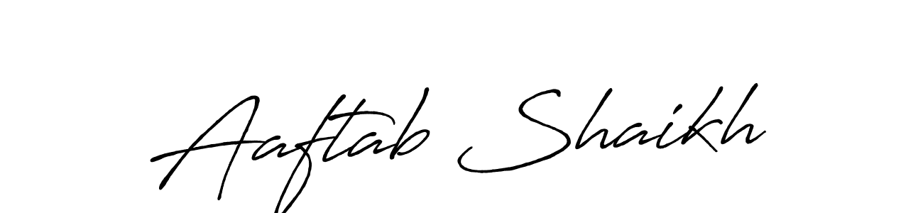 Similarly Antro_Vectra_Bolder is the best handwritten signature design. Signature creator online .You can use it as an online autograph creator for name Aaftab Shaikh. Aaftab Shaikh signature style 7 images and pictures png
