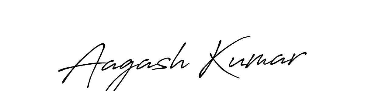 Use a signature maker to create a handwritten signature online. With this signature software, you can design (Antro_Vectra_Bolder) your own signature for name Aagash Kumar. Aagash Kumar signature style 7 images and pictures png