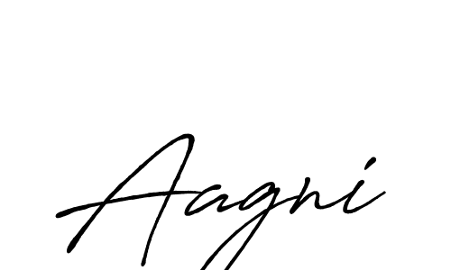 Create a beautiful signature design for name Aagni. With this signature (Antro_Vectra_Bolder) fonts, you can make a handwritten signature for free. Aagni signature style 7 images and pictures png