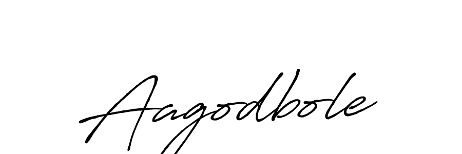 Also we have Aagodbole name is the best signature style. Create professional handwritten signature collection using Antro_Vectra_Bolder autograph style. Aagodbole signature style 7 images and pictures png
