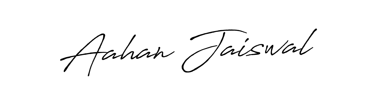 How to make Aahan Jaiswal signature? Antro_Vectra_Bolder is a professional autograph style. Create handwritten signature for Aahan Jaiswal name. Aahan Jaiswal signature style 7 images and pictures png