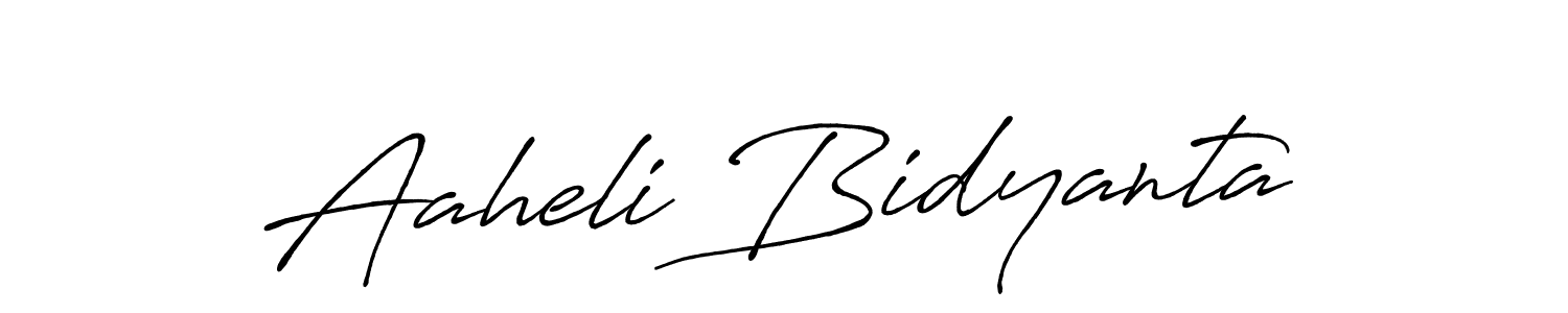 How to Draw Aaheli Bidyanta signature style? Antro_Vectra_Bolder is a latest design signature styles for name Aaheli Bidyanta. Aaheli Bidyanta signature style 7 images and pictures png