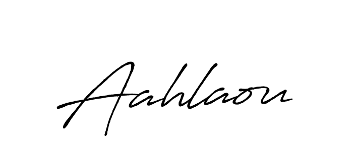 Make a beautiful signature design for name Aahlaou. With this signature (Antro_Vectra_Bolder) style, you can create a handwritten signature for free. Aahlaou signature style 7 images and pictures png