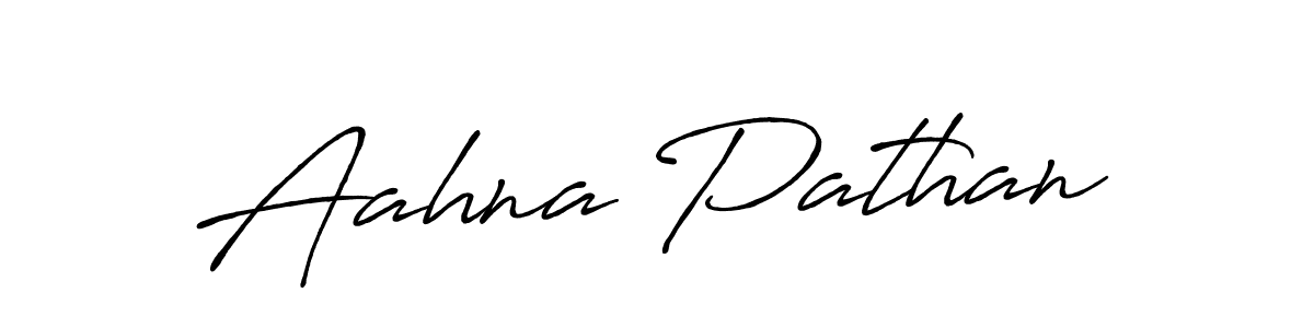 Also we have Aahna Pathan name is the best signature style. Create professional handwritten signature collection using Antro_Vectra_Bolder autograph style. Aahna Pathan signature style 7 images and pictures png