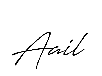 How to Draw Aail signature style? Antro_Vectra_Bolder is a latest design signature styles for name Aail. Aail signature style 7 images and pictures png