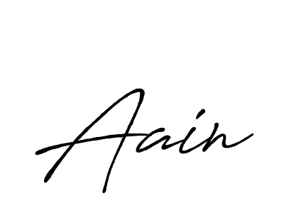 Similarly Antro_Vectra_Bolder is the best handwritten signature design. Signature creator online .You can use it as an online autograph creator for name Aain. Aain signature style 7 images and pictures png