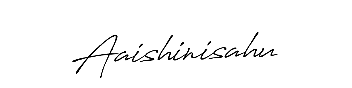 Create a beautiful signature design for name Aaishinisahu. With this signature (Antro_Vectra_Bolder) fonts, you can make a handwritten signature for free. Aaishinisahu signature style 7 images and pictures png