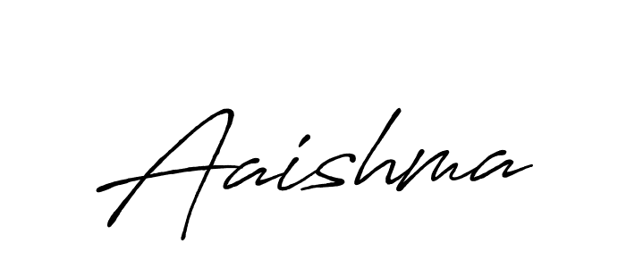 Also we have Aaishma name is the best signature style. Create professional handwritten signature collection using Antro_Vectra_Bolder autograph style. Aaishma signature style 7 images and pictures png