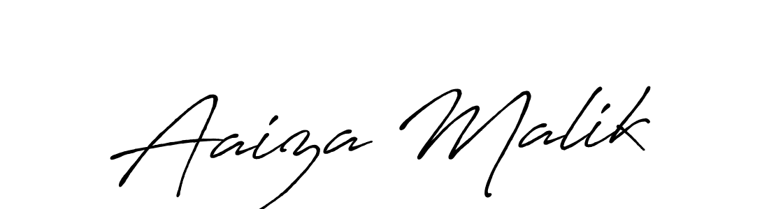 Aaiza Malik stylish signature style. Best Handwritten Sign (Antro_Vectra_Bolder) for my name. Handwritten Signature Collection Ideas for my name Aaiza Malik. Aaiza Malik signature style 7 images and pictures png