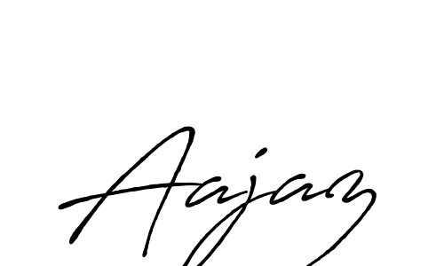 if you are searching for the best signature style for your name Aajaz. so please give up your signature search. here we have designed multiple signature styles  using Antro_Vectra_Bolder. Aajaz signature style 7 images and pictures png