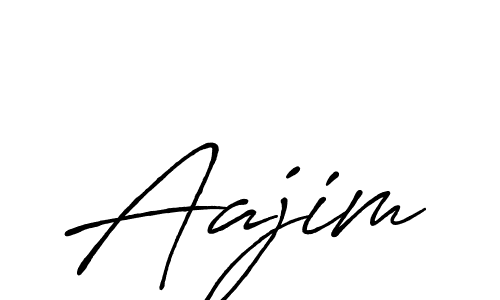 It looks lik you need a new signature style for name Aajim. Design unique handwritten (Antro_Vectra_Bolder) signature with our free signature maker in just a few clicks. Aajim signature style 7 images and pictures png