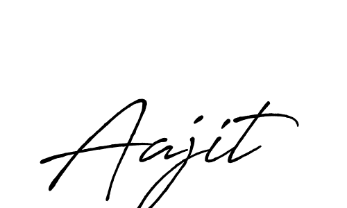 Design your own signature with our free online signature maker. With this signature software, you can create a handwritten (Antro_Vectra_Bolder) signature for name Aajit. Aajit signature style 7 images and pictures png
