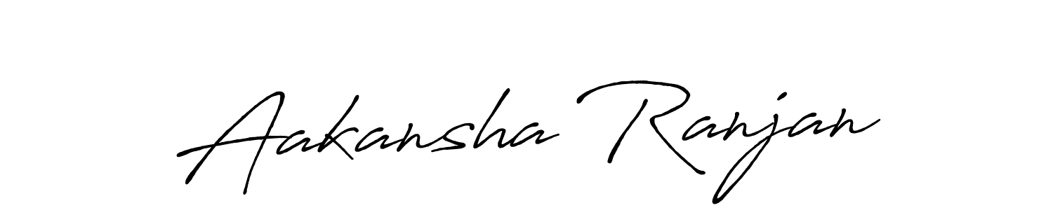 Design your own signature with our free online signature maker. With this signature software, you can create a handwritten (Antro_Vectra_Bolder) signature for name Aakansha Ranjan. Aakansha Ranjan signature style 7 images and pictures png