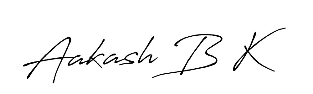 Similarly Antro_Vectra_Bolder is the best handwritten signature design. Signature creator online .You can use it as an online autograph creator for name Aakash B K. Aakash B K signature style 7 images and pictures png