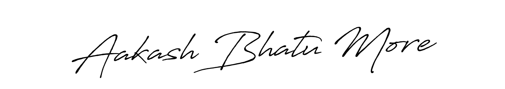 Also You can easily find your signature by using the search form. We will create Aakash Bhatu More name handwritten signature images for you free of cost using Antro_Vectra_Bolder sign style. Aakash Bhatu More signature style 7 images and pictures png