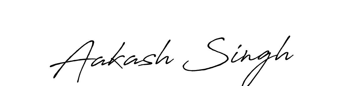 Also You can easily find your signature by using the search form. We will create Aakash Singh name handwritten signature images for you free of cost using Antro_Vectra_Bolder sign style. Aakash Singh signature style 7 images and pictures png