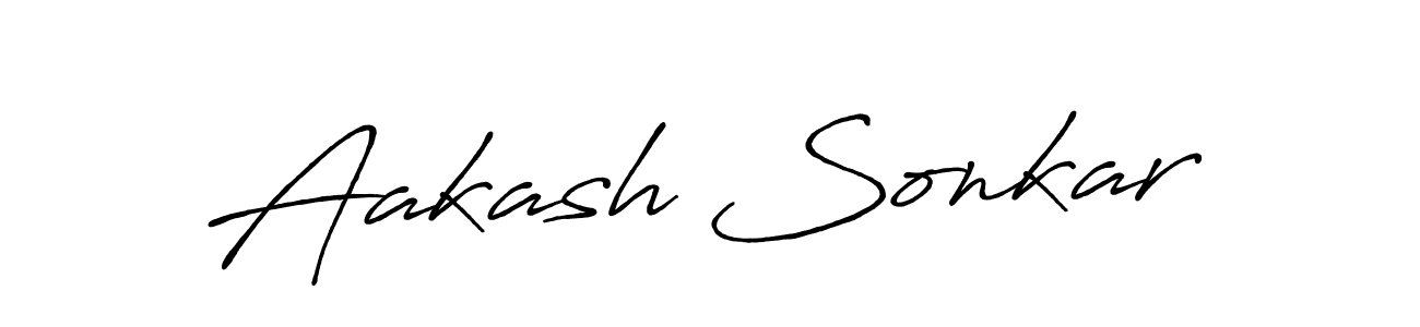 You should practise on your own different ways (Antro_Vectra_Bolder) to write your name (Aakash Sonkar) in signature. don't let someone else do it for you. Aakash Sonkar signature style 7 images and pictures png