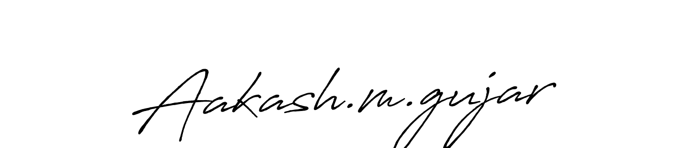 Aakash.m.gujar stylish signature style. Best Handwritten Sign (Antro_Vectra_Bolder) for my name. Handwritten Signature Collection Ideas for my name Aakash.m.gujar. Aakash.m.gujar signature style 7 images and pictures png