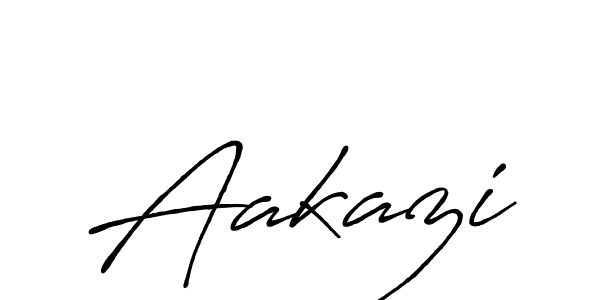 It looks lik you need a new signature style for name Aakazi. Design unique handwritten (Antro_Vectra_Bolder) signature with our free signature maker in just a few clicks. Aakazi signature style 7 images and pictures png
