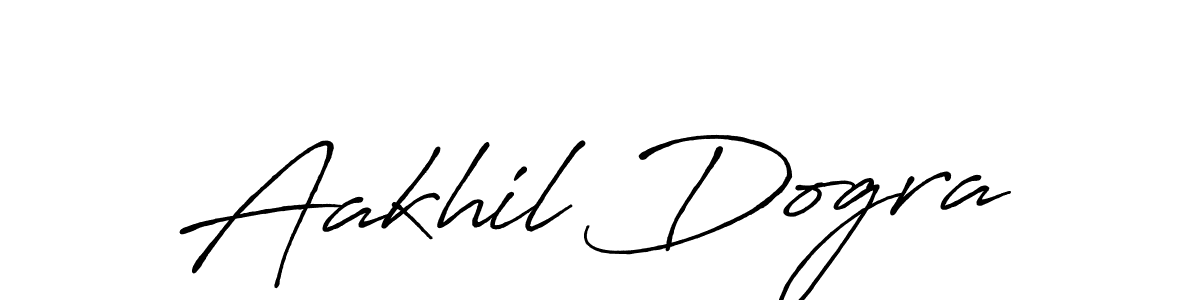Aakhil Dogra stylish signature style. Best Handwritten Sign (Antro_Vectra_Bolder) for my name. Handwritten Signature Collection Ideas for my name Aakhil Dogra. Aakhil Dogra signature style 7 images and pictures png