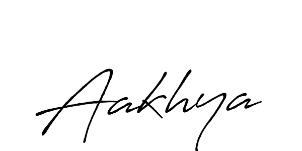 How to make Aakhya signature? Antro_Vectra_Bolder is a professional autograph style. Create handwritten signature for Aakhya name. Aakhya signature style 7 images and pictures png