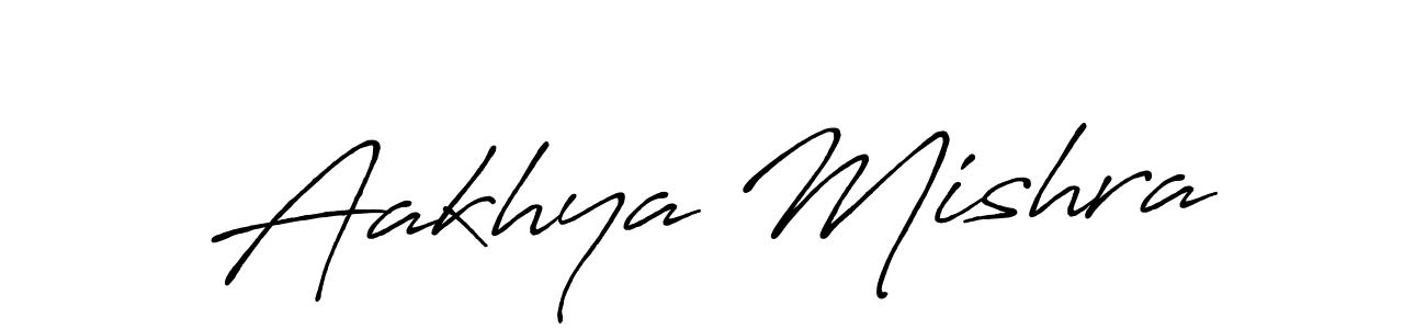 How to make Aakhya Mishra signature? Antro_Vectra_Bolder is a professional autograph style. Create handwritten signature for Aakhya Mishra name. Aakhya Mishra signature style 7 images and pictures png