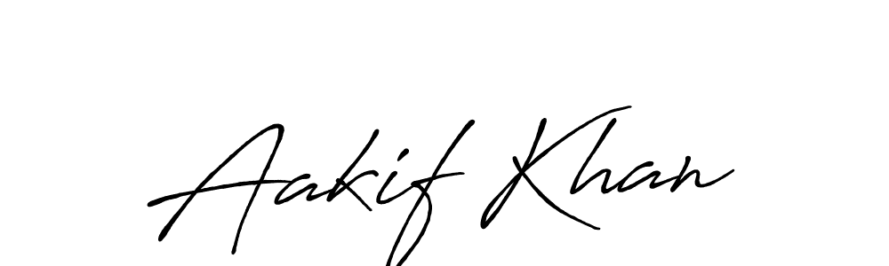 Also we have Aakif Khan name is the best signature style. Create professional handwritten signature collection using Antro_Vectra_Bolder autograph style. Aakif Khan signature style 7 images and pictures png