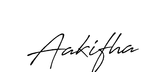 Create a beautiful signature design for name Aakifha. With this signature (Antro_Vectra_Bolder) fonts, you can make a handwritten signature for free. Aakifha signature style 7 images and pictures png