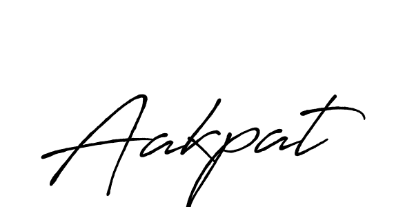 Aakpat stylish signature style. Best Handwritten Sign (Antro_Vectra_Bolder) for my name. Handwritten Signature Collection Ideas for my name Aakpat. Aakpat signature style 7 images and pictures png