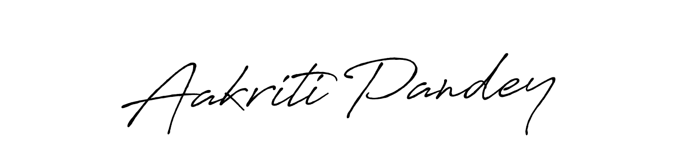 Also we have Aakriti Pandey name is the best signature style. Create professional handwritten signature collection using Antro_Vectra_Bolder autograph style. Aakriti Pandey signature style 7 images and pictures png