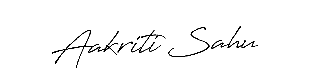 Make a beautiful signature design for name Aakriti Sahu. Use this online signature maker to create a handwritten signature for free. Aakriti Sahu signature style 7 images and pictures png