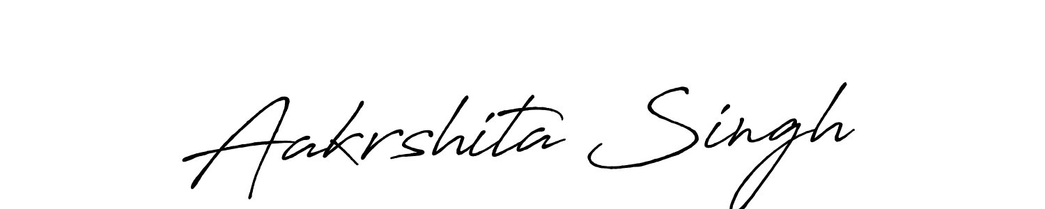 Also You can easily find your signature by using the search form. We will create Aakrshita Singh name handwritten signature images for you free of cost using Antro_Vectra_Bolder sign style. Aakrshita Singh signature style 7 images and pictures png