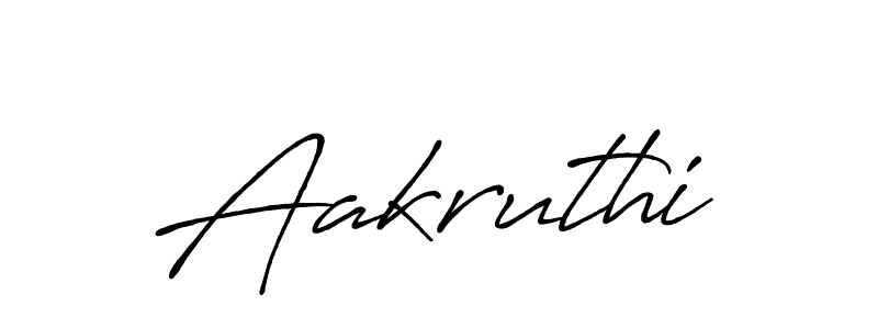 Aakruthi stylish signature style. Best Handwritten Sign (Antro_Vectra_Bolder) for my name. Handwritten Signature Collection Ideas for my name Aakruthi. Aakruthi signature style 7 images and pictures png