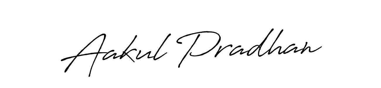 Use a signature maker to create a handwritten signature online. With this signature software, you can design (Antro_Vectra_Bolder) your own signature for name Aakul Pradhan. Aakul Pradhan signature style 7 images and pictures png